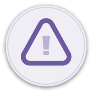 Error warning icon
